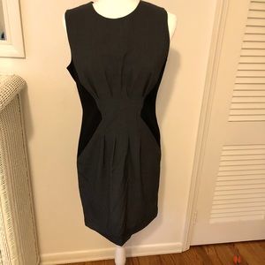 Calvin Klein grey & black sheath